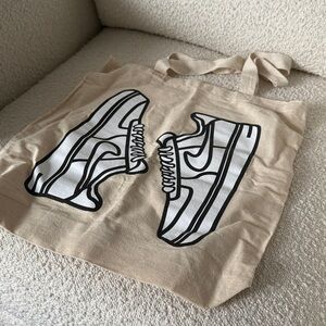 Nike Beige Air Force 1 Tote Bag